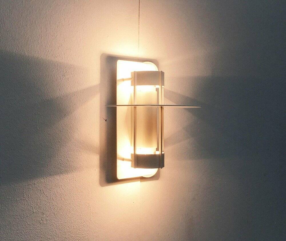 Mid-century modern Danish wall lamp Saturn by Joachim Lepper for Louis Poulsen, 1960s.
