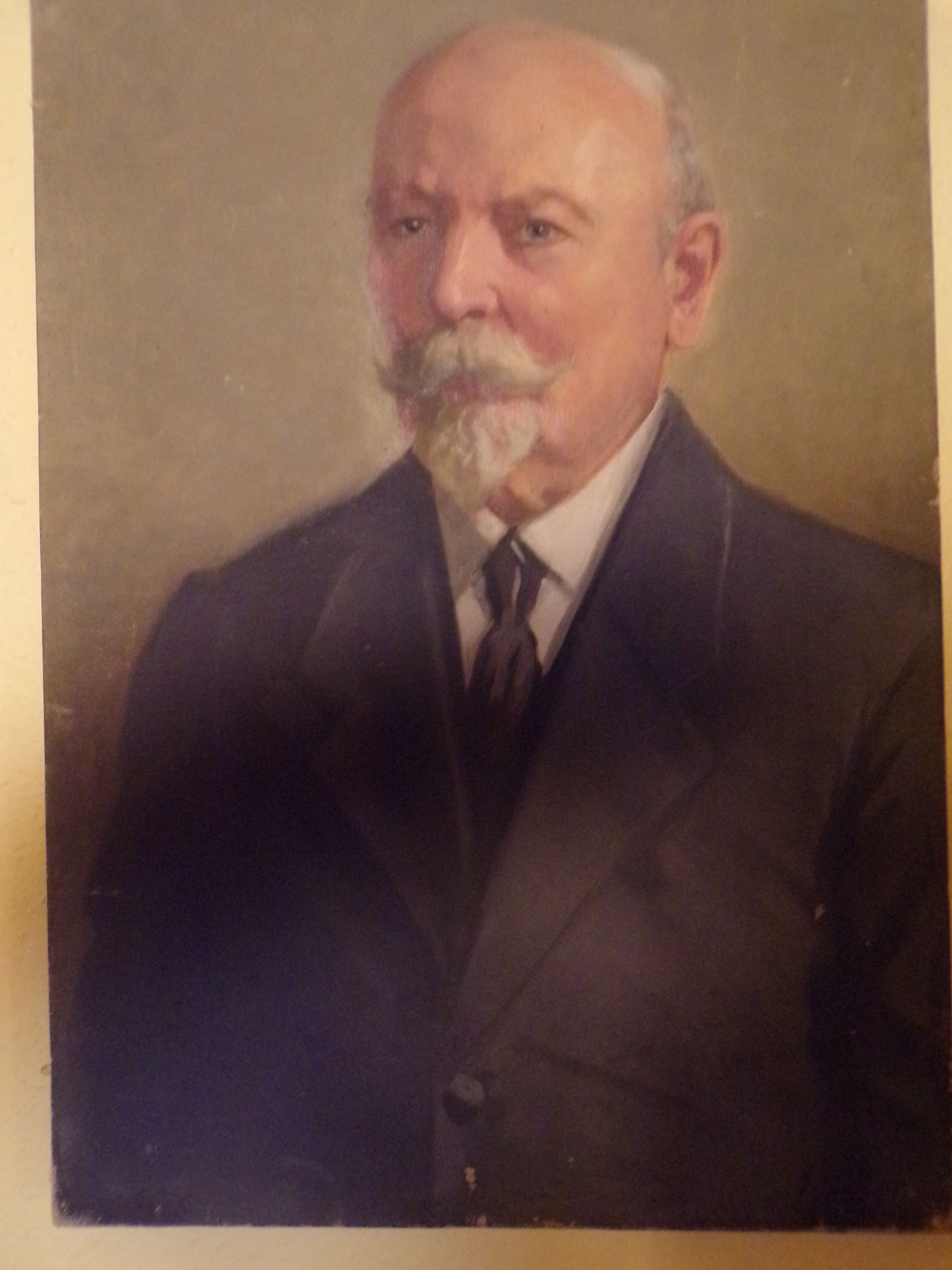 Oil portrait of a bourgeois