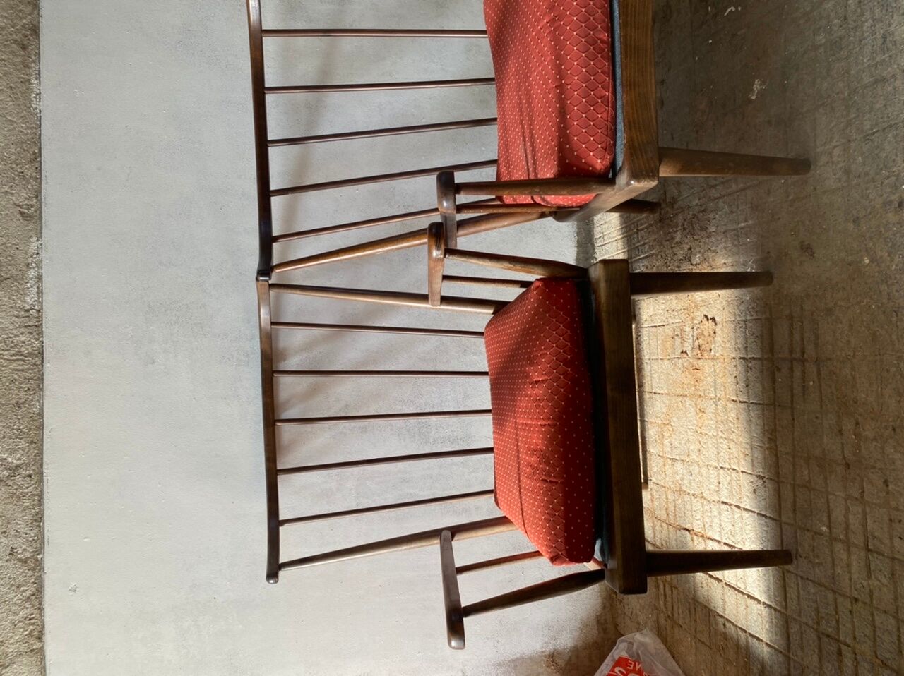 Fauteuil baumann éventail vintage