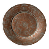 Magnificent tinned copper tray