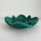 Vintage woven ceramic fruit bowl basket
