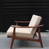 Danish teak armchair from the 60s