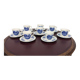 16-piece ceramic coffee set from Sarreguemines