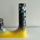 Double asymmetrical candle holder