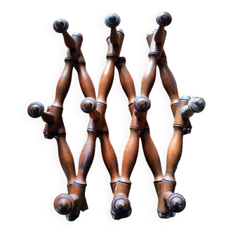 Vintage bamboo coat rack