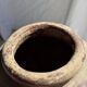 Vase de Borneo en terre cuite brun (1) H35 D23