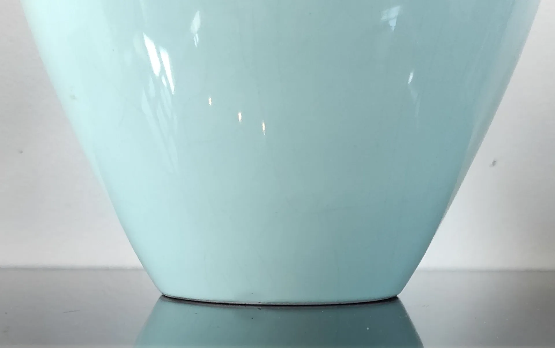 Vintage glazed ceramic vase