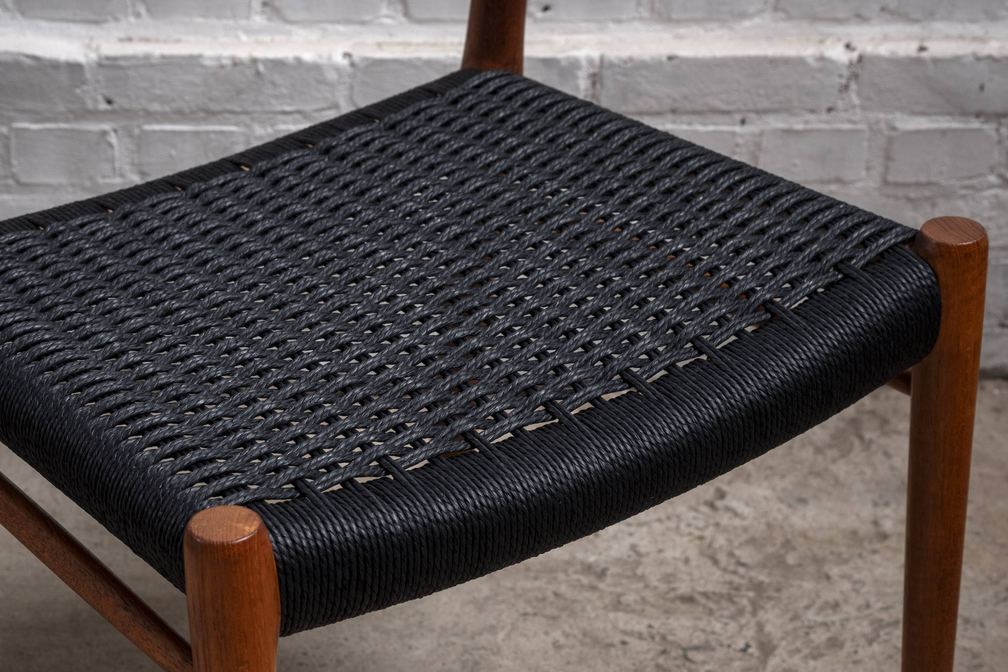 4x Niels Otto Møller Model 75 Teak Chair, 1960s Denmark