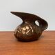 Brutalist Vintage German Bronze Decorative Carafe by Gilde