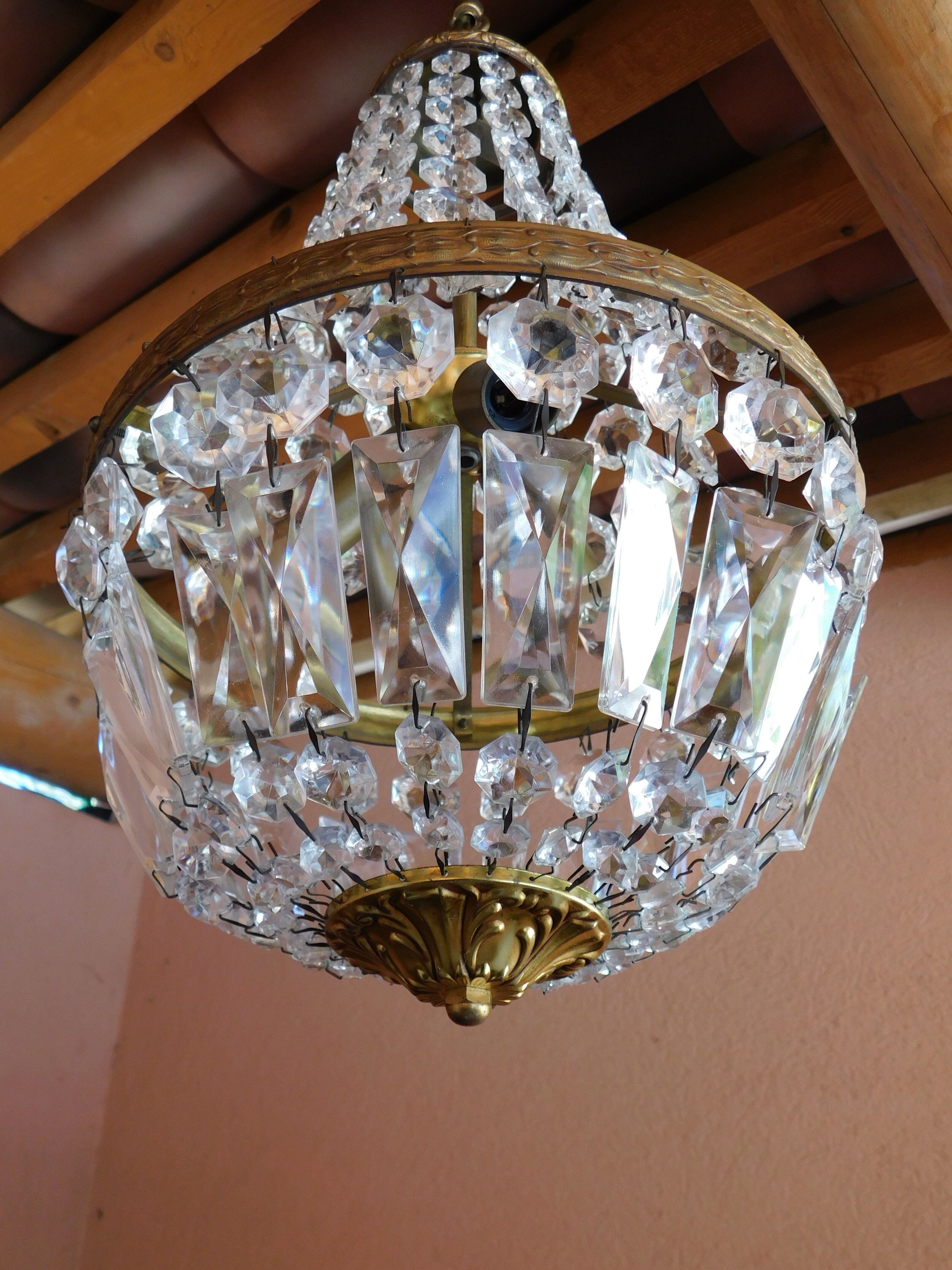 Hot air balloon chandelier - 25 cm