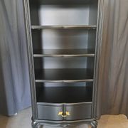 Tosconova black lacquered bookcase