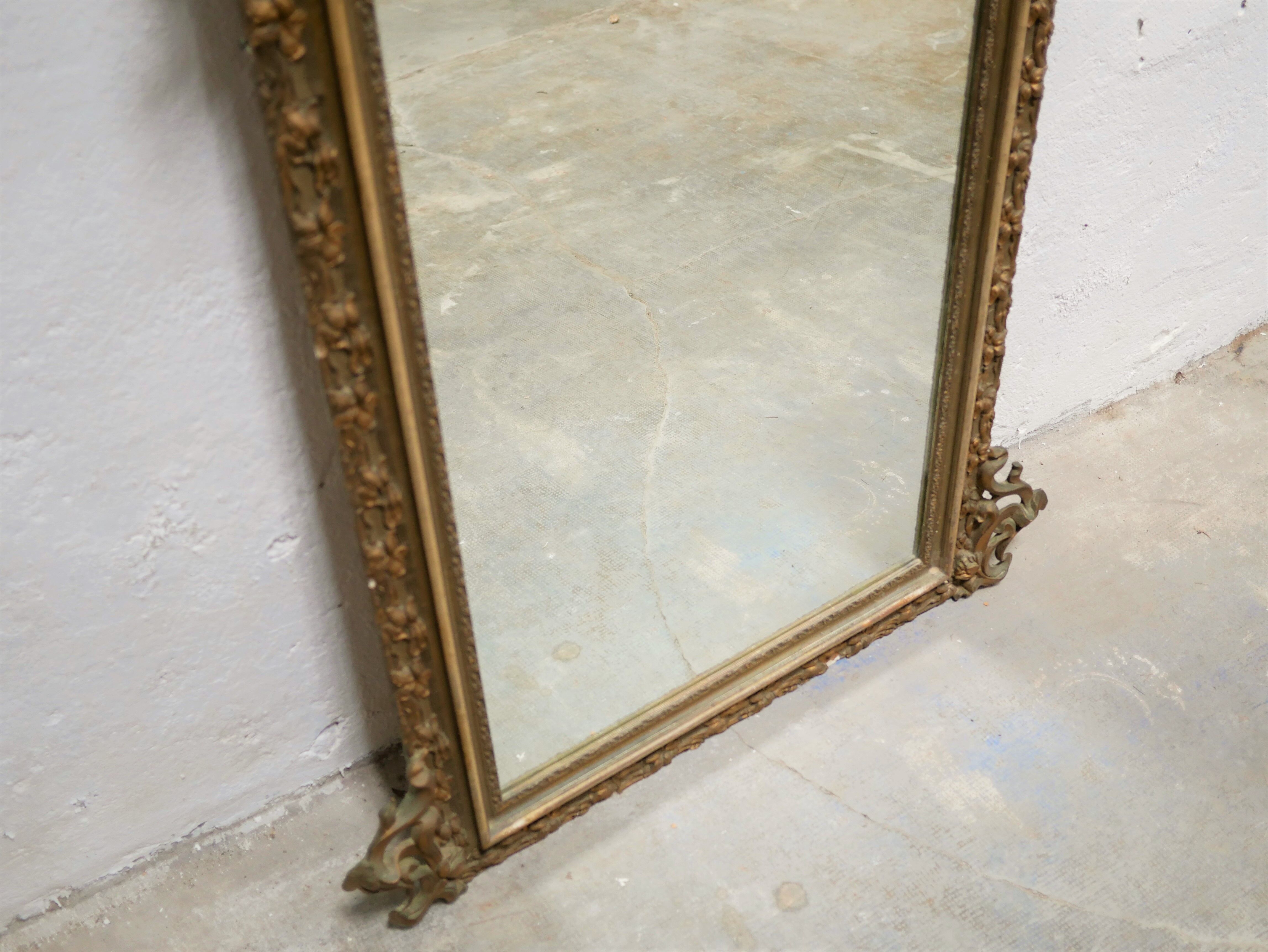 Old Louis XV style mirror - 158cm x 107cm