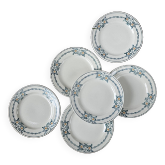 Dessert plates x6 St Amand