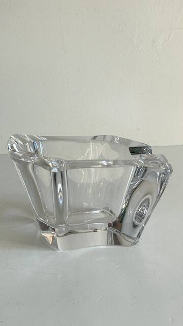 VINTAGE Free-Form Crystal ASHTRAY