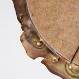 Brass sun mirror from around 1970 (31 cm)