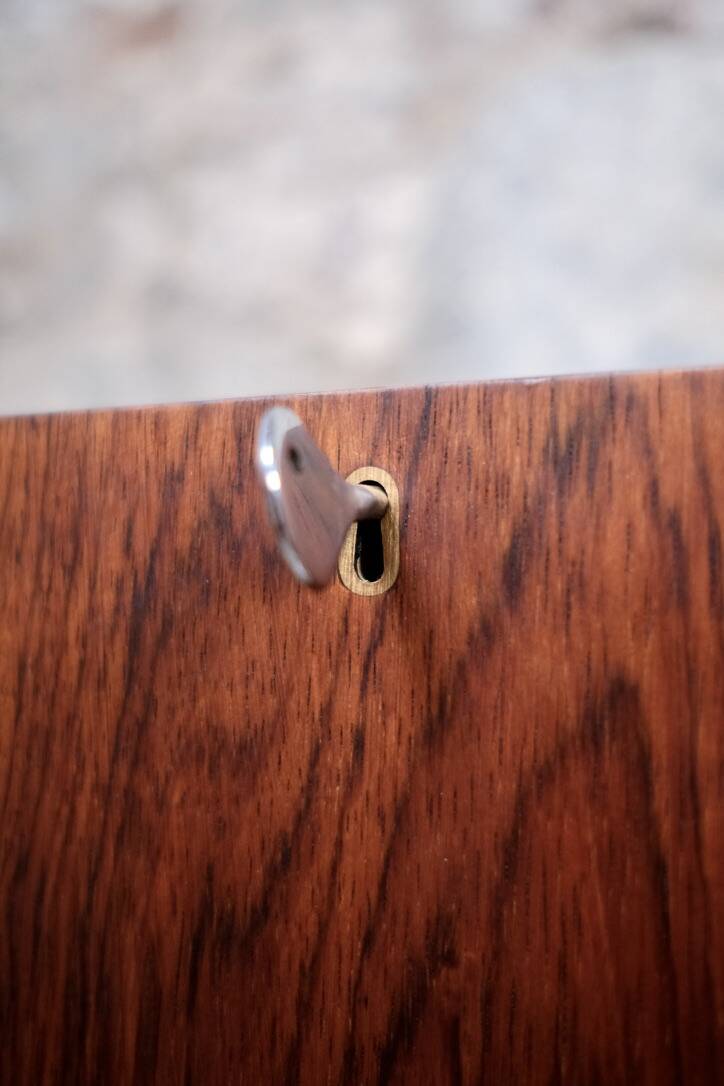 Rosewood sideboard 816 by Alain Richard for Meubles TV, France, 1960