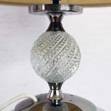 Glass table lamp