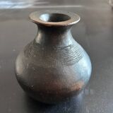 African black clay vase