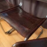 A set of six S33 chairs by Mart Stam, Thonet, Germany, 1960s.