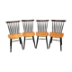 Lot de 4 chaises années 1960