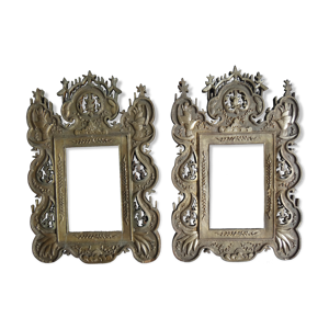 paire de cadres bois