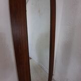 Mirror - curved wood - teak