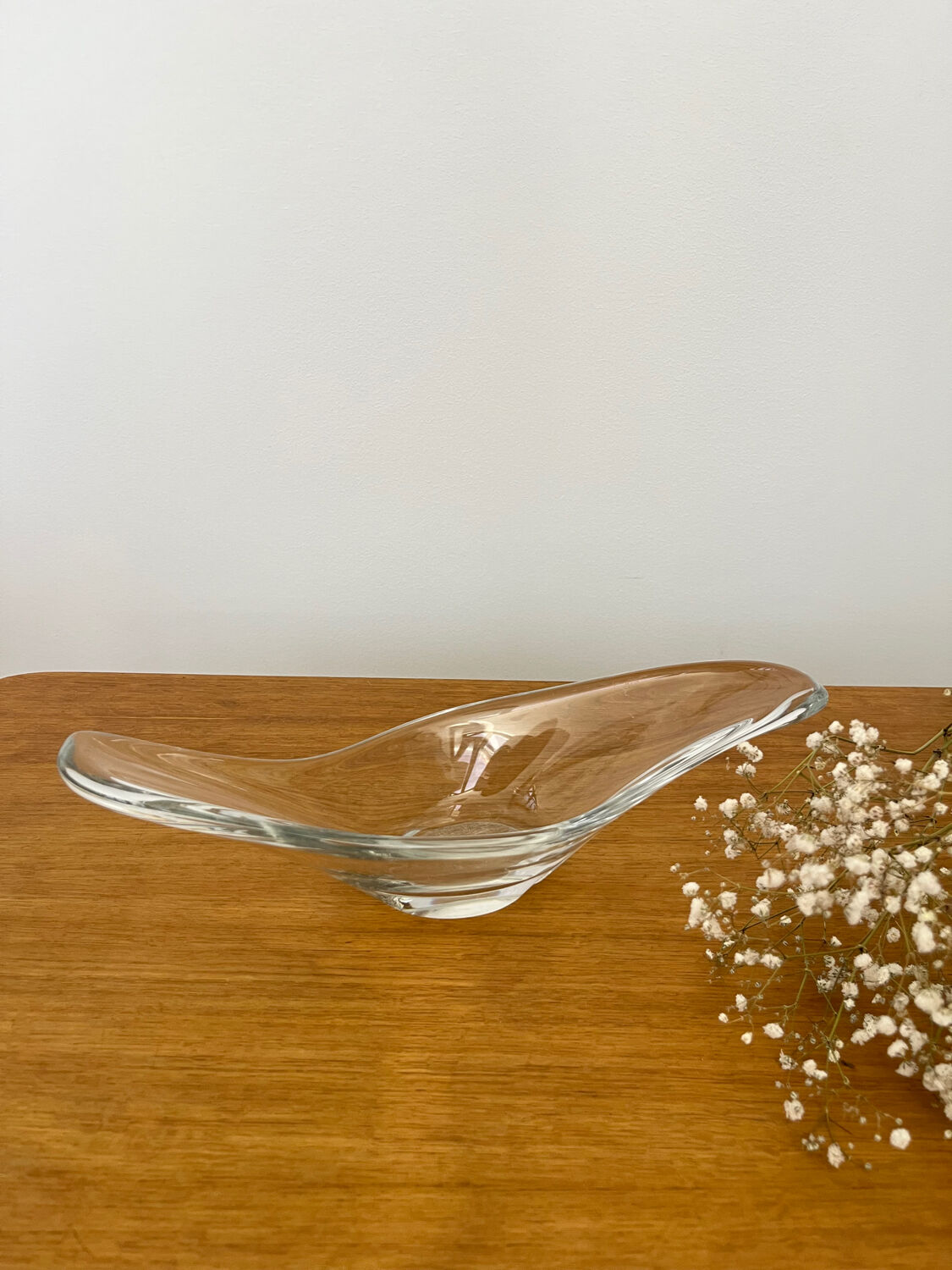 Coupe / vide poche cristal  signée Daum