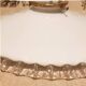 Abat-jour vintage pour suspension en opaline blanche