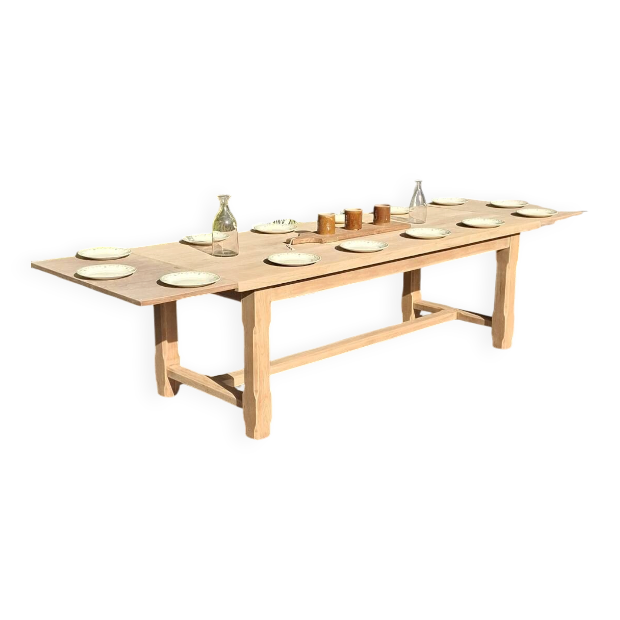 Table de ferme rénovée