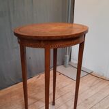 Oval side table