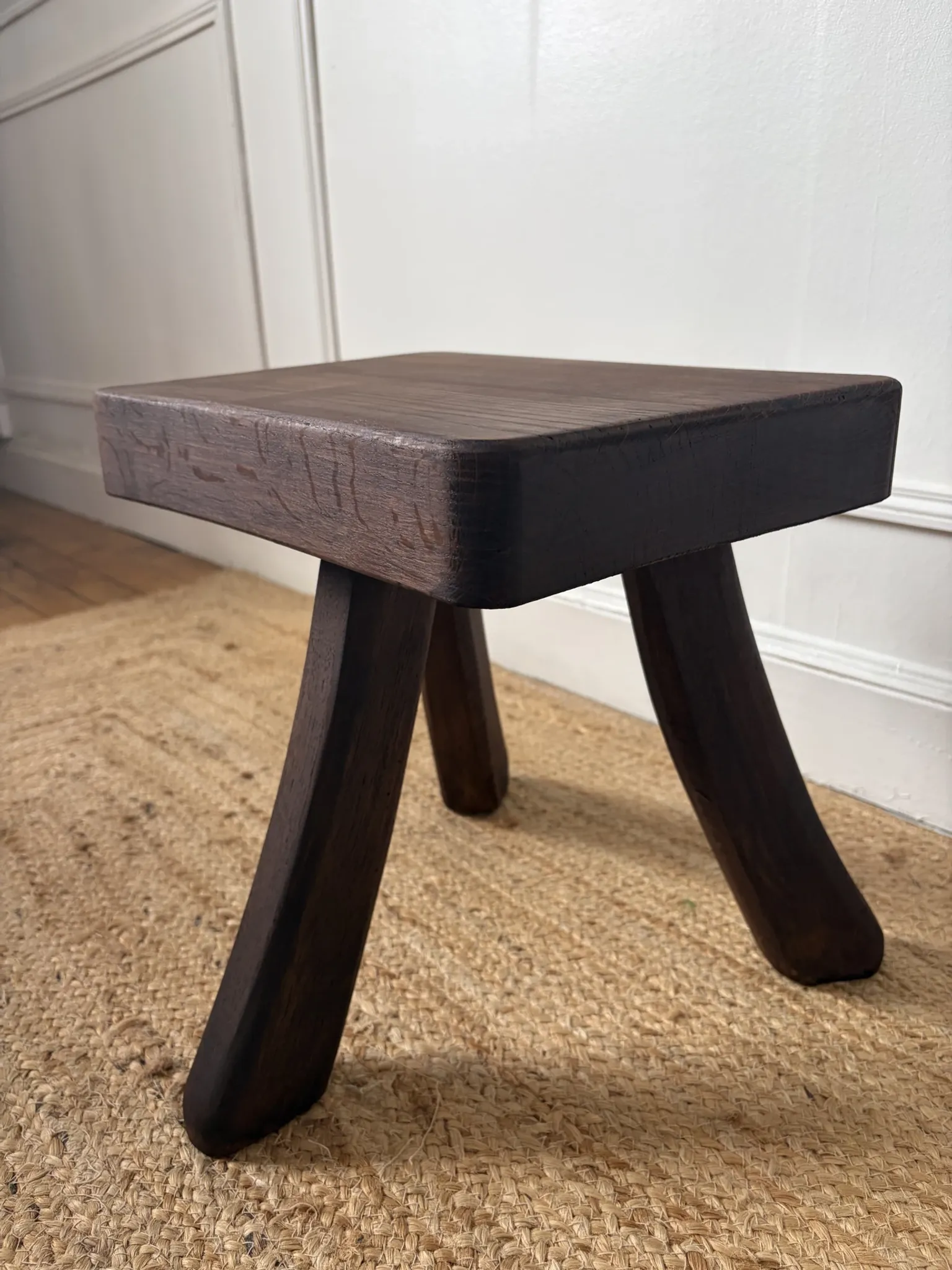 Brutalist tripod stool