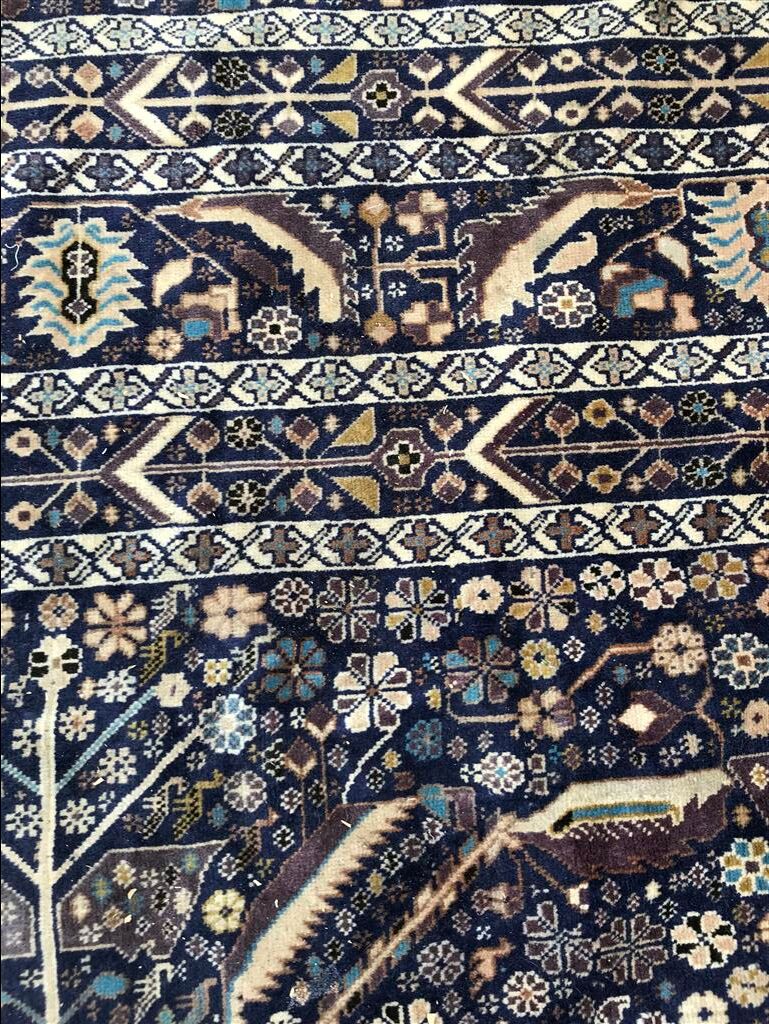 Tapis ancien Belutch Afghan fait main en laine 200x300 cm