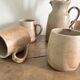 Vintage complete stoneware service – 6 mugs & jug Vallauris