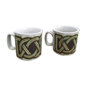 2 mugs vintage Dunoon motif celtique