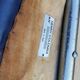 Chaise des années 70 Henry Colomer tubes chromés et skaï bleu marine