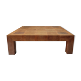 Leather coffee table 70s