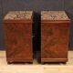 Pair of Italian Marble Top Nightstands from the 20th Century