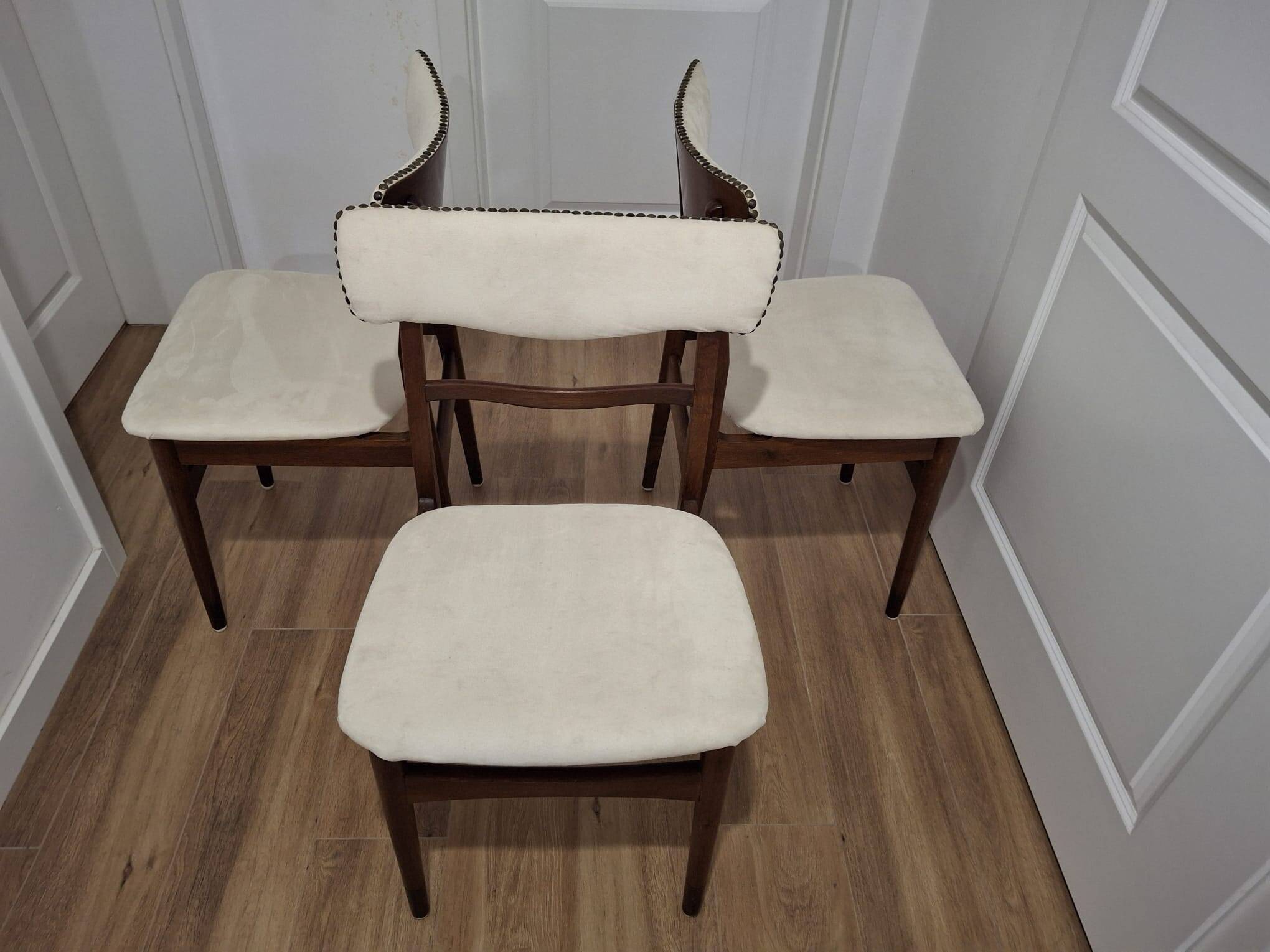 Set of three chairs, Denmark, 1960s