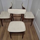 Set of three chairs, Denmark, 1960s