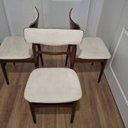 Set of three chairs, Denmark, 1960s