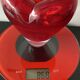 Red Heart Vase Murano attributed to Salviati by Maria Christina Hamel