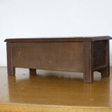 Old carved wooden box