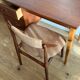 Chaise scandinave vintage en bouclette terracotta « Else »