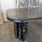 Black marble coffee table