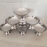 6 stainless steel 18/10 dessert bowls