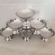 6 coupes en inox 18/10 glace dessert
