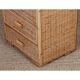 Vintage 1960s rattan and bamboo storage