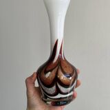 Vintage blown glass soliflore vase