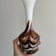 Vintage blown glass soliflore vase