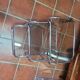 Chrome nesting table with smoked glass top from the 70s